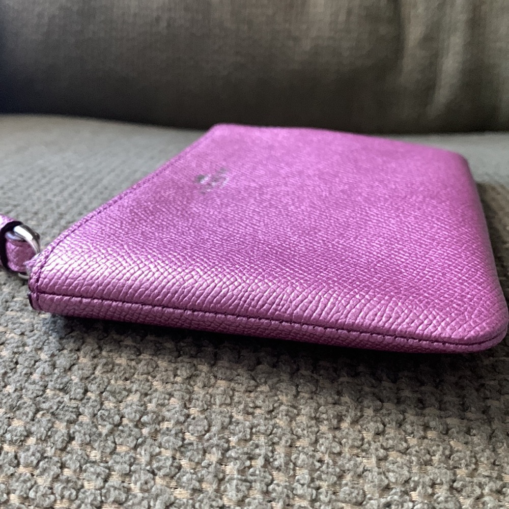 Coach 2017 Metallic Lilac Wristlet - Picture 5 of 8